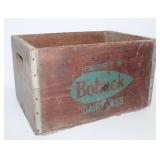 Vintage Wood Milk Crate