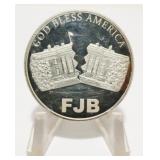 1ozT .999 Fine Silver Bullion Round