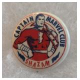 1945 Captain Marvel Club Celluloid Pin Back Button