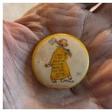 1896 Yellow Kid 38 Cigarette Advertising Pin Back