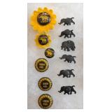 1936 Landon Knox Pres Campaign Buttons & Studs