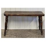 Primitive Cribbage Bench
