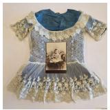 1886 Baby Dress & Photo Of Baby Wearing It