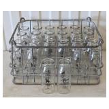 24 Plains Dairy WY 1/2 Pint Milk Bottles in Case