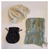 Victorian Reticule Mourning Purse Antique Bonnets