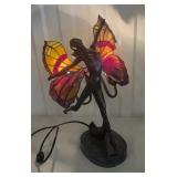 Vintage 15"  Fairy Nymph Boudoir Table Lamp
