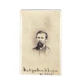 Civil War CDV Lieut Jonathan L Snyder 54th Ohio