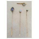 Three Antique Stickpins