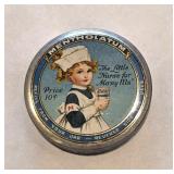 1920s Mentholatum Little Nurse Sample Pocket Tin