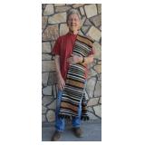 Antique Mexican Rebozzo Serape Finely Woven Wool