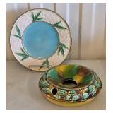 Rare Etruscan Majolica Lady