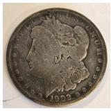 1902-P US Morgan Silver Dollar Coin