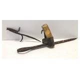 Early Forged Iron Miners Sticking Tommy Lamps