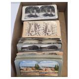 11 Assorted Antique Stereoviews Yellowstone Etc