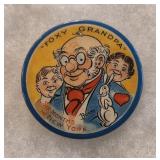 1902 Foxy Grandpa Comic Theatre Pin Back Button