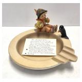 1940s WWII HUMMEL Ashtray Singing Lesson 34