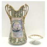 Antique Nippon Venetian Gondolier Morimura Vase