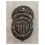 RARE 1942 Jr Justice Society Metal Pin Back Badge