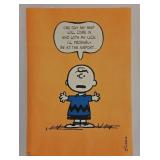 1960s Hallmark Peanuts DayGlo Poster Charlie Brown