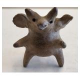 Pre Columbian Period Mexican Clay Bat Vessel