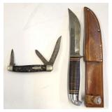 Western L66 Knife & Kabar Jackknife