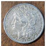 US 1891-S Morgan Silver Dollar Coin