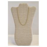 14K Gold 18" Rope Necklace 17 Grams