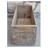 Antique EMPTY Western Mining Wooden Crate