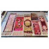 Circa 1910 Art Dyed Velvet Dresser Scarves Runners