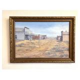Painting Center St Casper WY Marie Dolph 12" x 18"