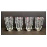 Four FOSTORIA Navarre Highball Bar Glasses