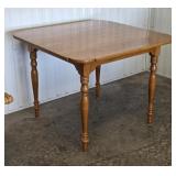 Mid Century 38" x 38" Maple Dinette or Game Table
