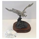 1983 Ltd Ed Chilmark Pewter Eagle George De Lodzia