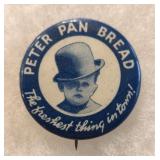 1910 Peter Pan Bread Celluloid Pin Back Button