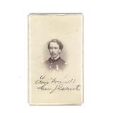 Civil War SIGNED CDV Louis J Sacriste 116th Penn