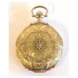 1915 HAMILTON Model 975 Pocket Watch 14K Gold Case