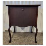 Antique 78 RPM Record Mahogany Storage Cabinet
