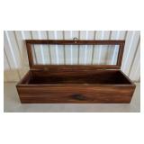 Pine Glass Top Display Case
