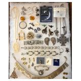 Vintage Costume Jewelry Necklaces Pins Earrings