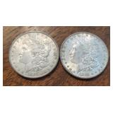 1885-O 1885-P Morgan Silver Dollar Coins HIGH GR