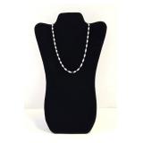18" Italian Sterling Silver Twist Necklace 11 Gr