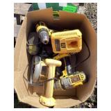 D1. Misc dewalt power tools with charger works
