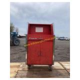 Snap on rolling cabinet