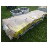 SET OF 48IN X 72IN GLASS SHOWER DOORS