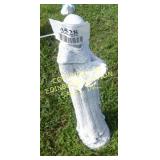 ST FRANICIS W/ BOWL CONCRETE LAWN ORNAMENT