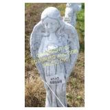 ANGEL ROSE CONCRETE LAWN ORNAMENT