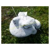 LARGE TOAD CONCRETE LAWN ORNAMENT