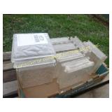 BOX OF PLASTIC BLOCK WINDOWS