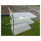 THREE TIER CHROME WIRE RACK