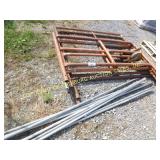 LOT OF SCAFFOLDING AND (4) WHEELS